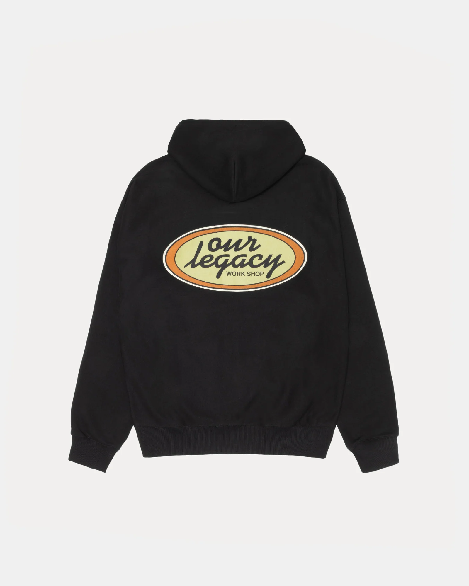 OUR LEGACY WORK SHOP OVAL ZIP HOODIE