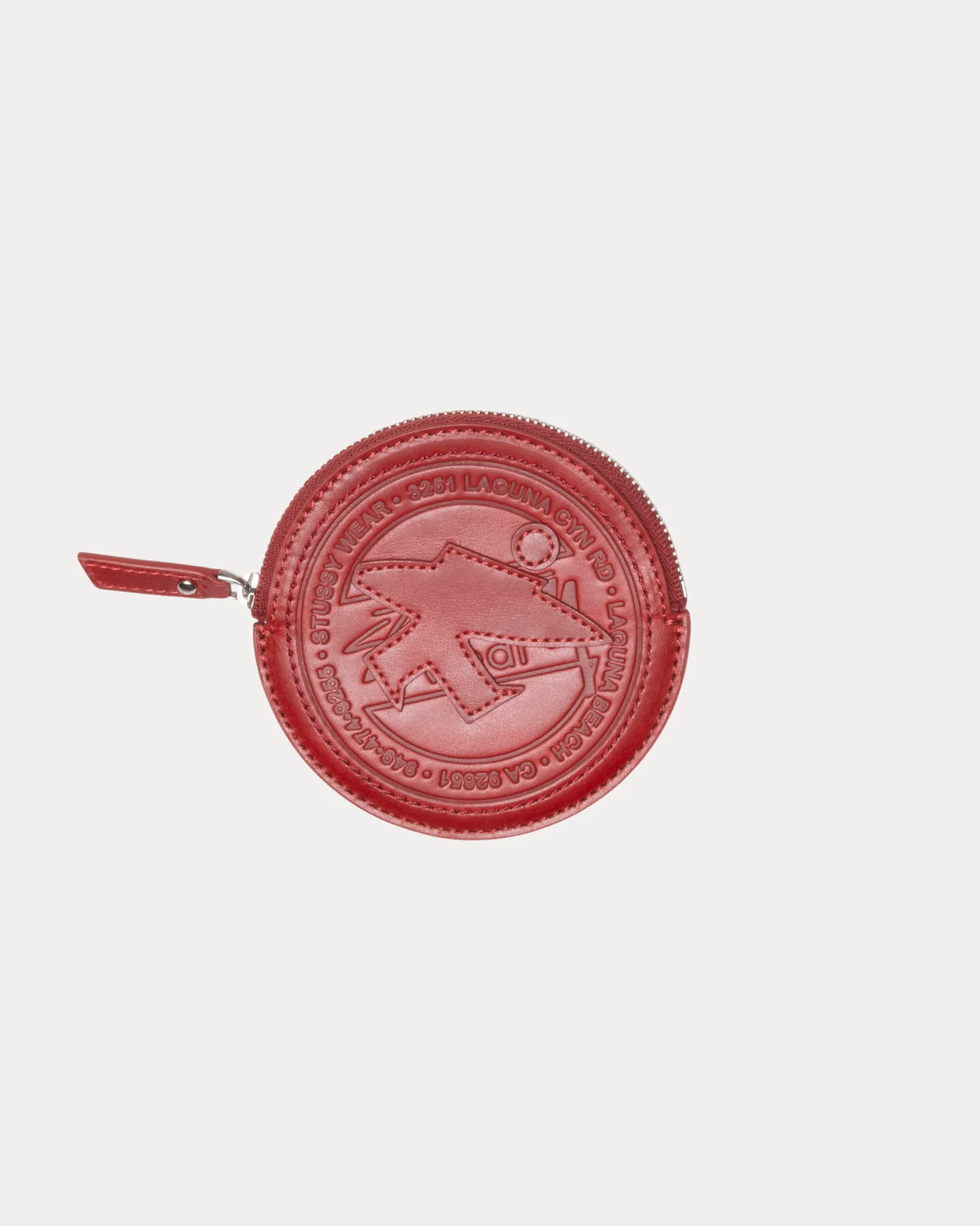 SURF DOT LEATHER POUCH