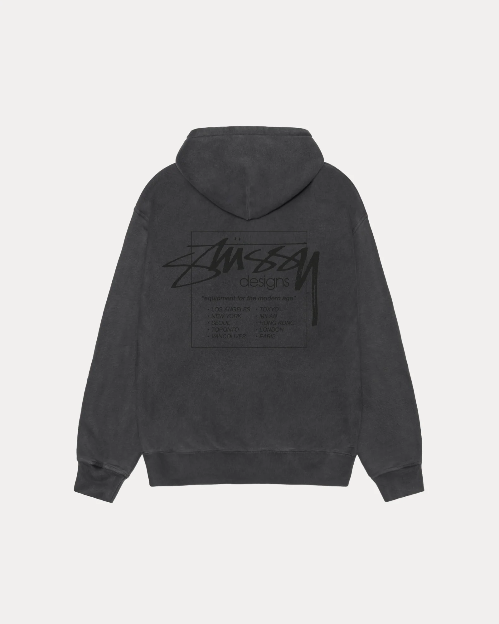 MODERN AGE ZIP HOODIE PIGMENT DYED