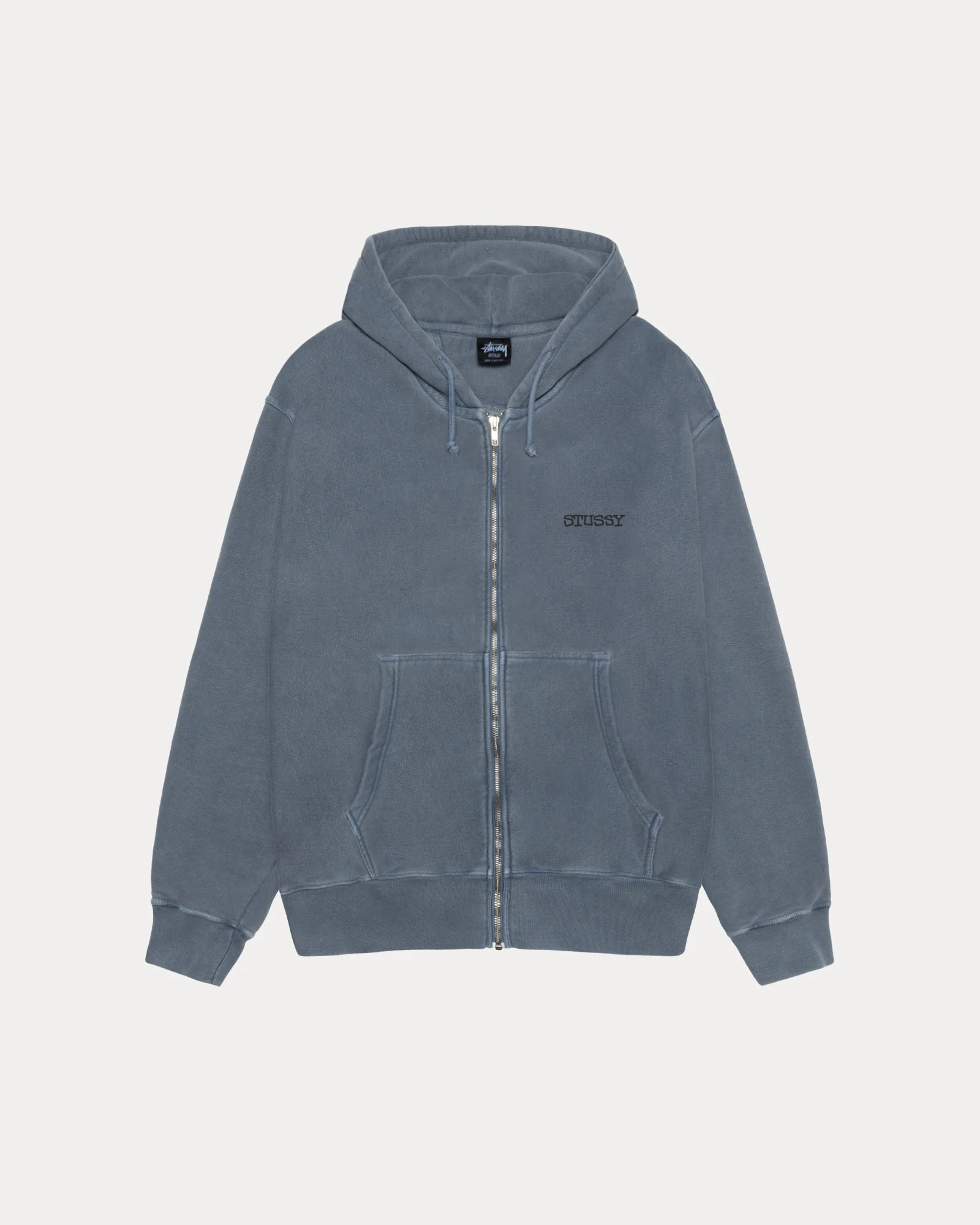JUMBO ZIP HOODIE PIGMENT DYED