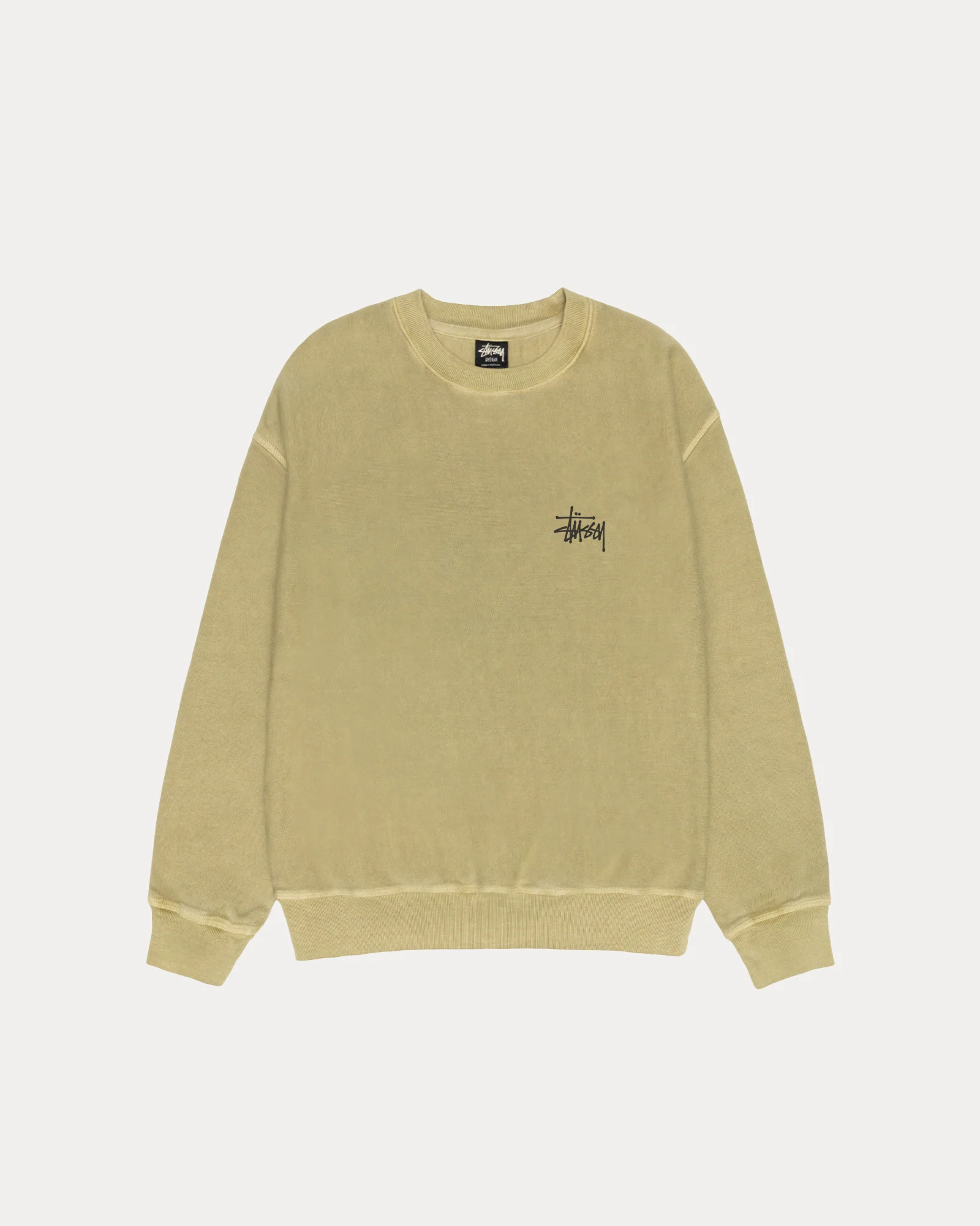 BASIC STÜSSY CREW PIGMENT DYED