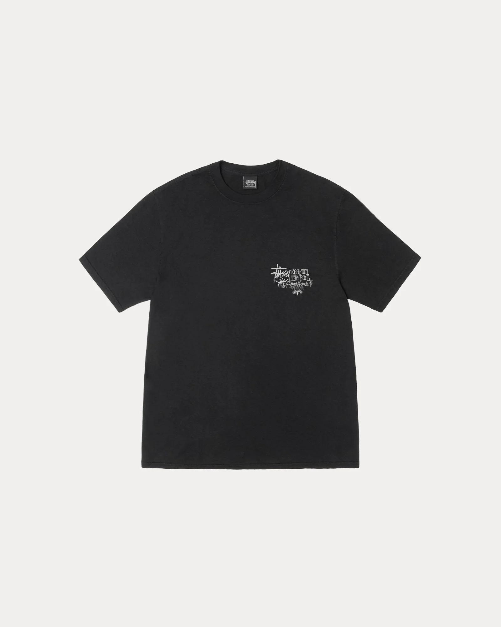 RESPECT THE POOL TEE PIGMENT DYED